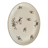 Plat ovale en porcelaine de Limoges