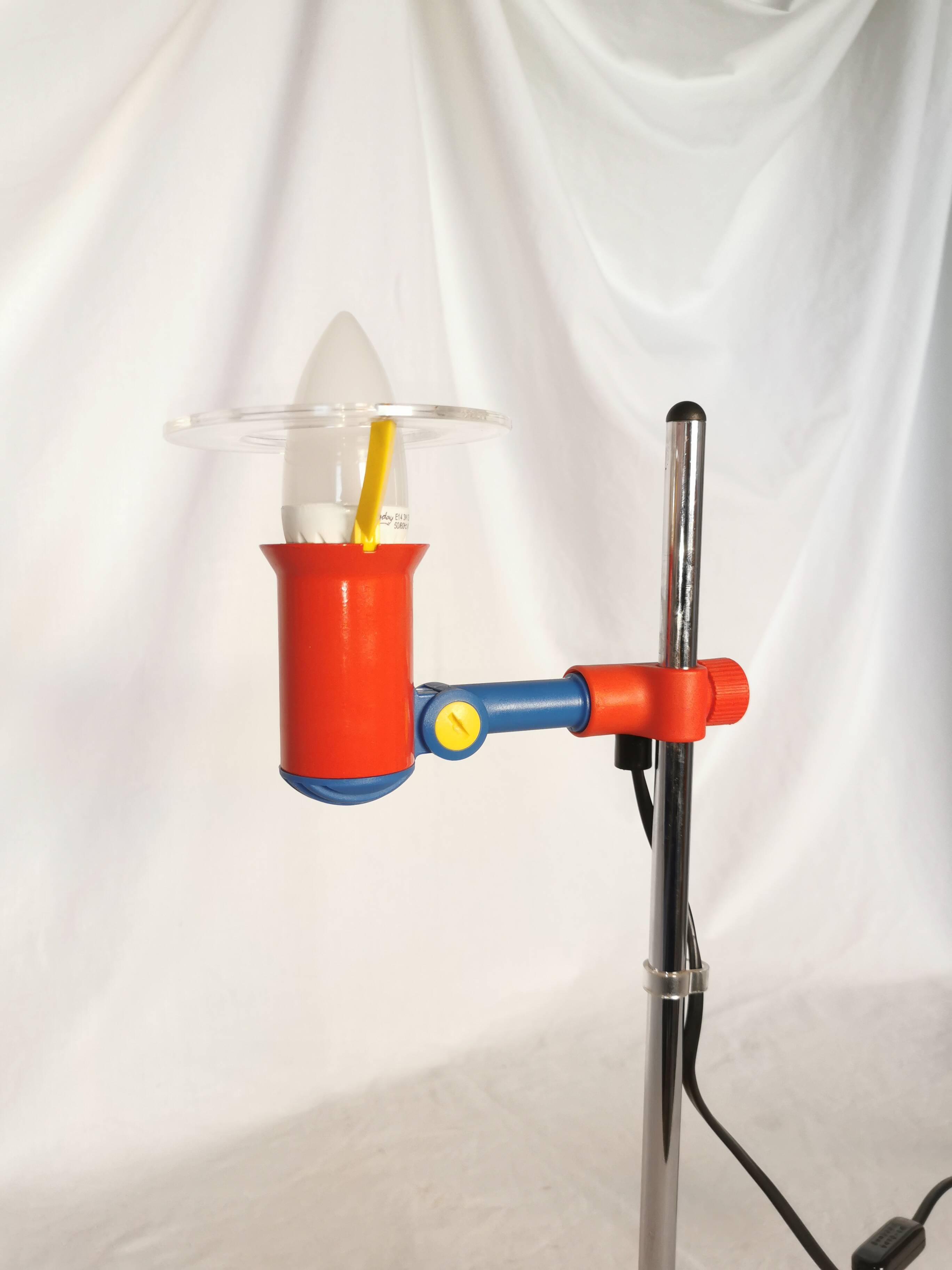 Multicolored spot lamp, postmodern, 1980