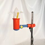 Multicolored spot lamp, postmodern, 1980