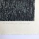Nicole BOUHARMONT, Parc de Sceaux I, 2003-16. Drypoint signed in pencil