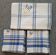 Cotton tablecloth for 12 place settings with napkins.