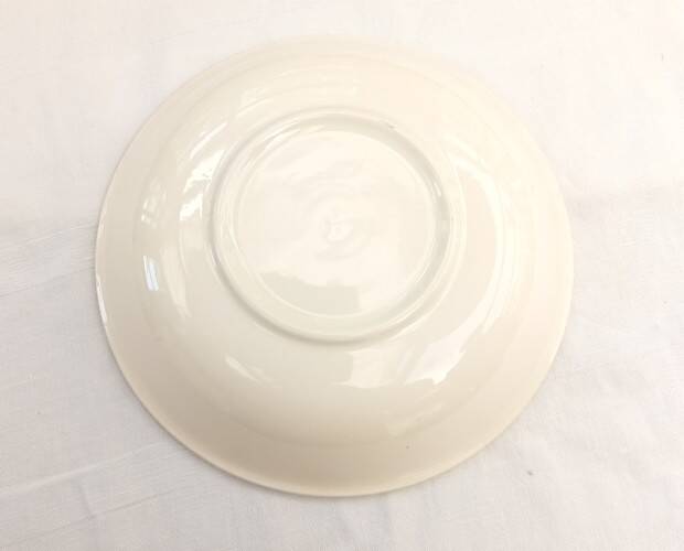 8 old hollow calotte plates