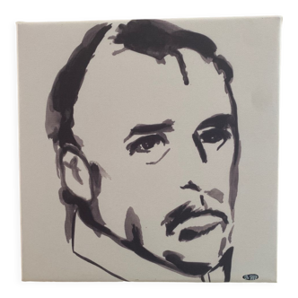 Homme - portrait sur toile