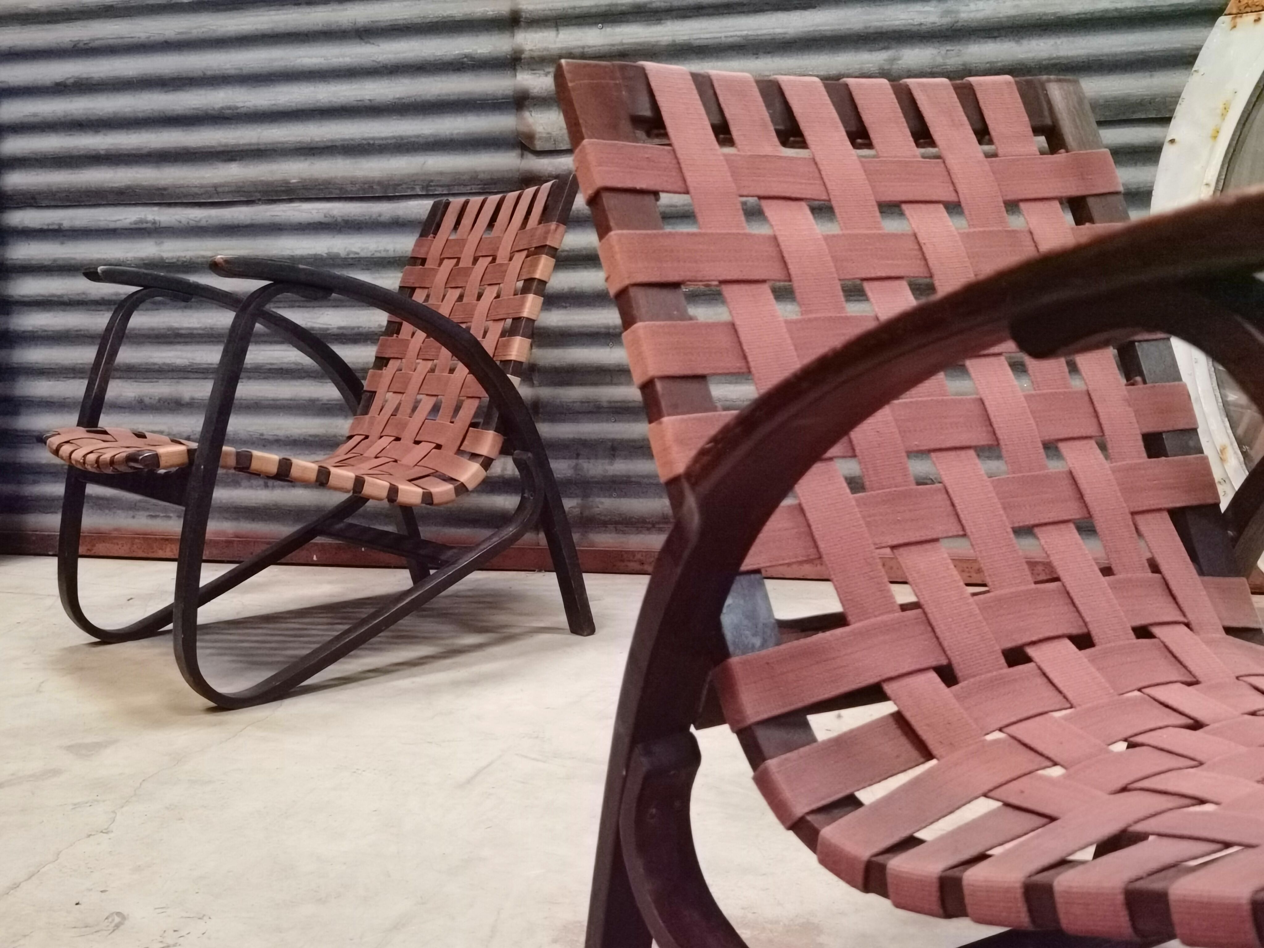 Pair of Jan Vanek armchairs for Up Zavody 1930