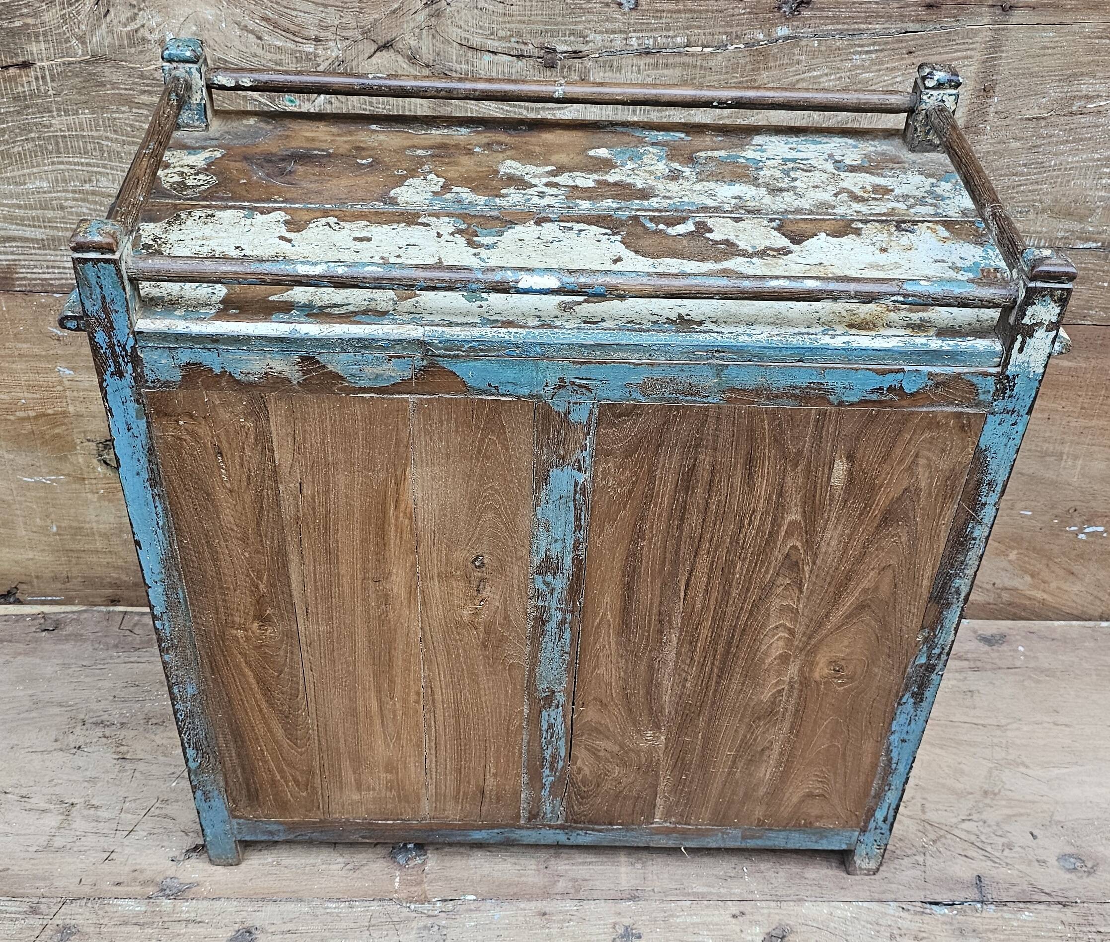 Antique Burmese teak cabinet