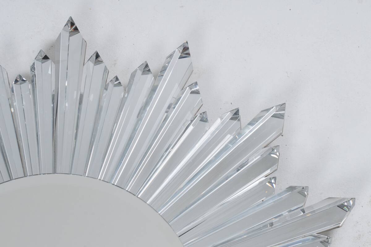 Baccarat. “Star” mirror in crystal, backlit. 21st century.