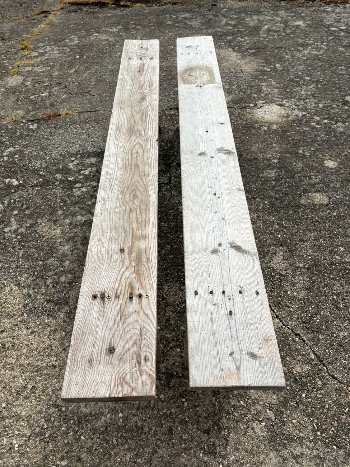 2 fir benches