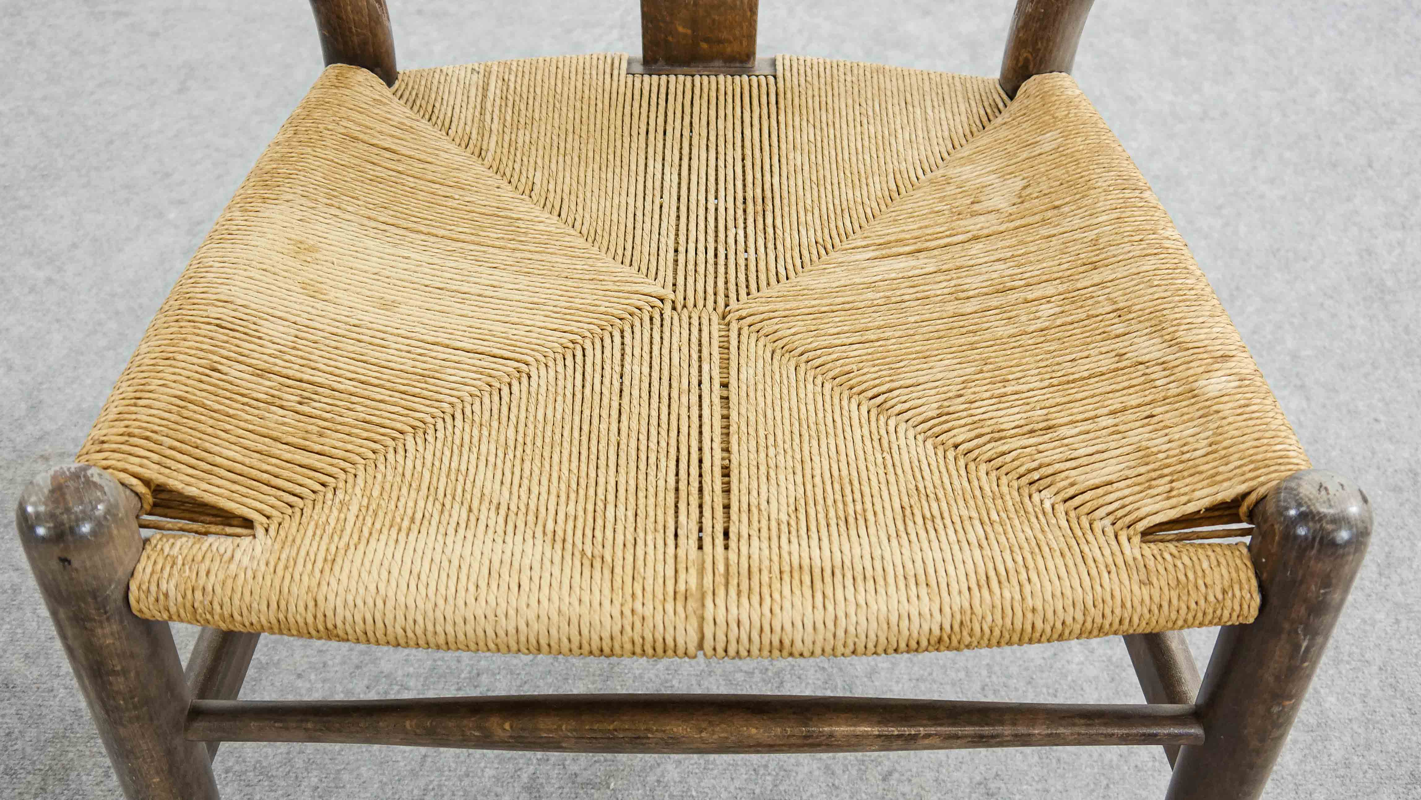 Pair of CH24 wishbone dining chairs by Hans Wegner for Carl Hansen Denmark