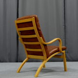 1970 leather armchair