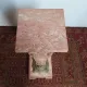 High Louis XVI column in marble and bronze