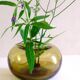 Blown glass ball vase by Claude Morin, Dieulefit France 1979