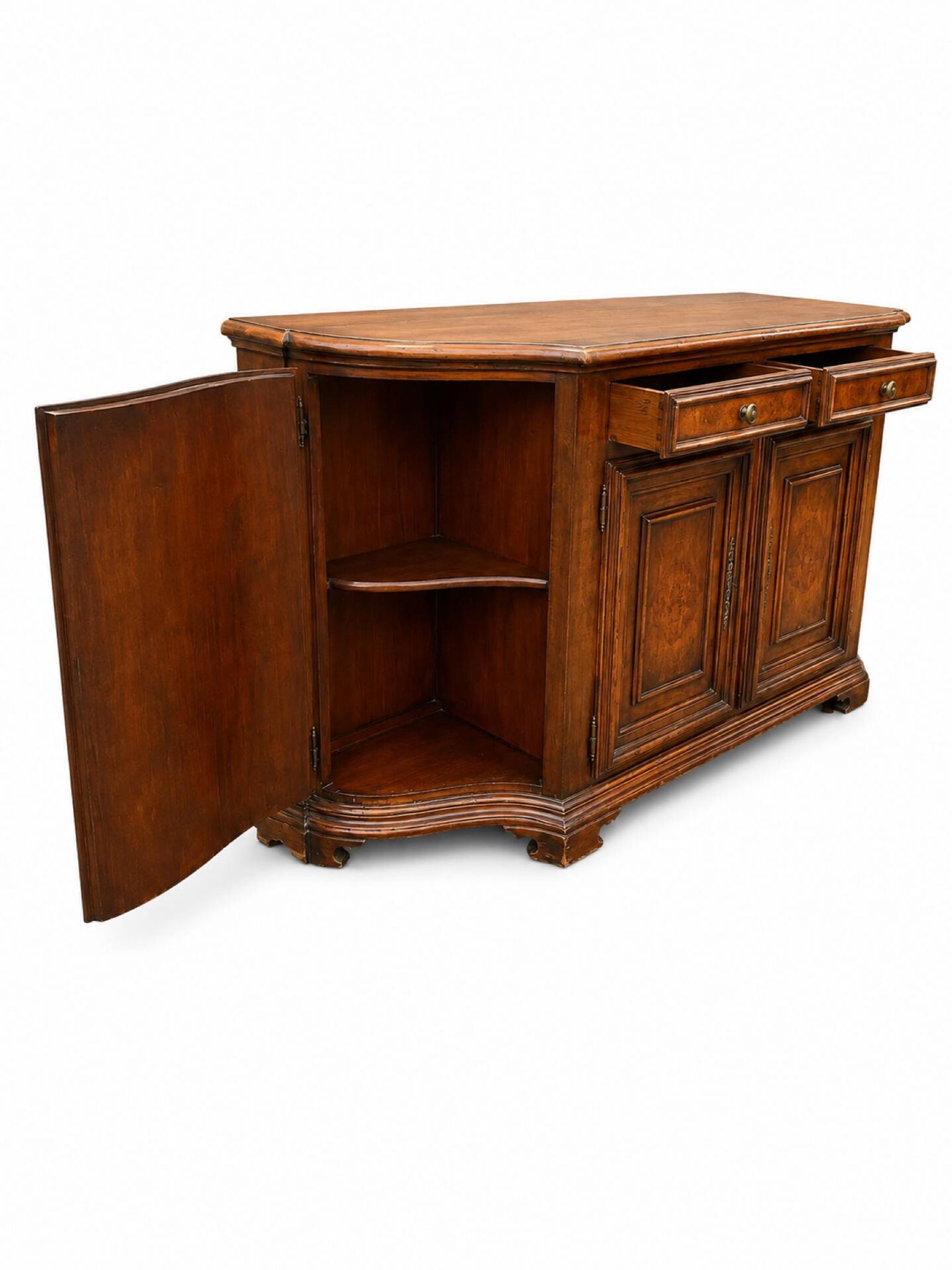 French Provençal Vintage Sideboard with 4 doors