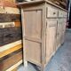 Buffet with 3 doors in elm - 19th century