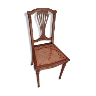 Chaise cannée art déco