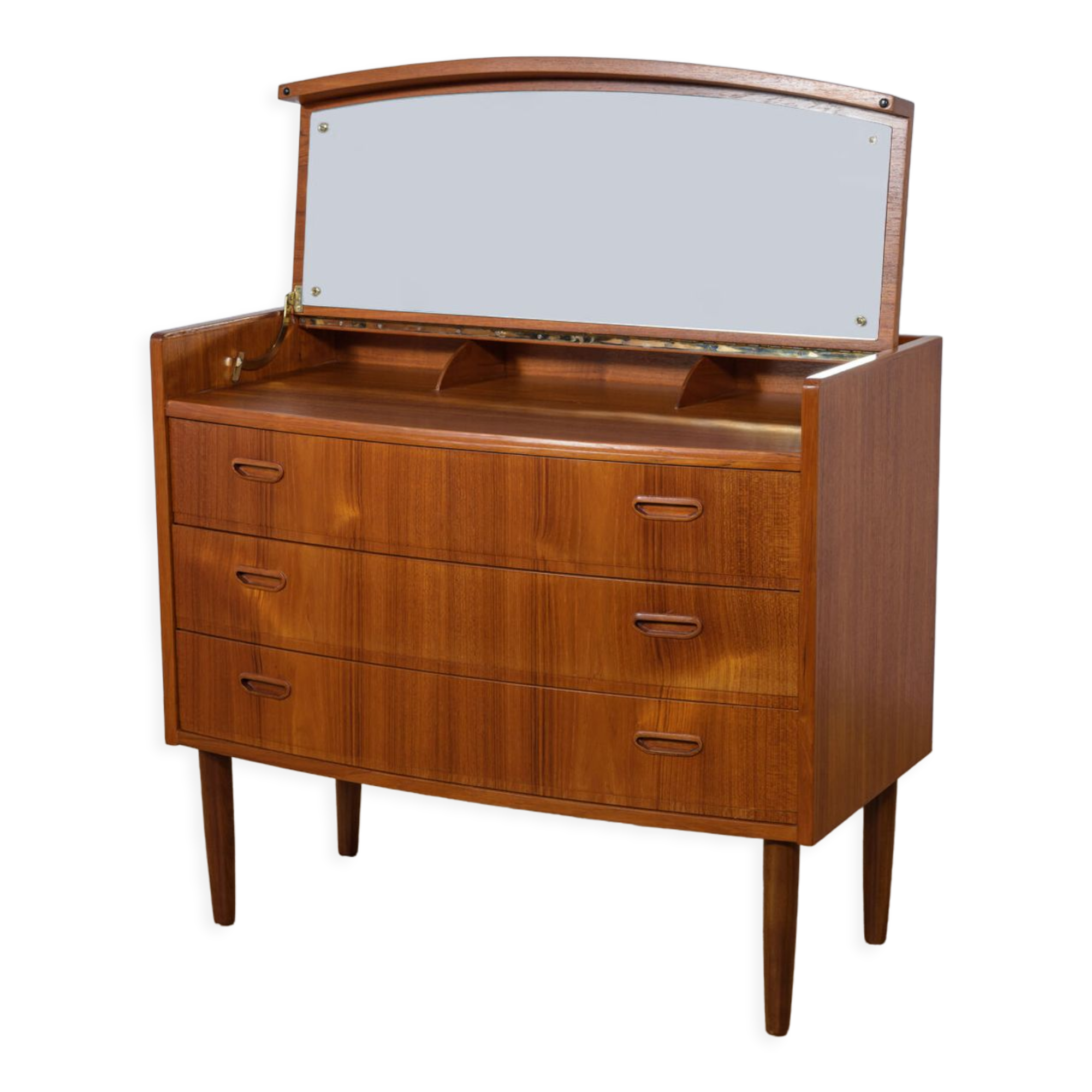 Coiffeuse danoise en teck du milieu du siècle, années 1960