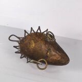 bronze mask
