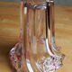 Vase en cristal Mikasa décor lierre parisien et lustre rosé