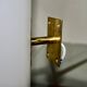 Vintage brass and polymethacrylate wall light denmark 1960
