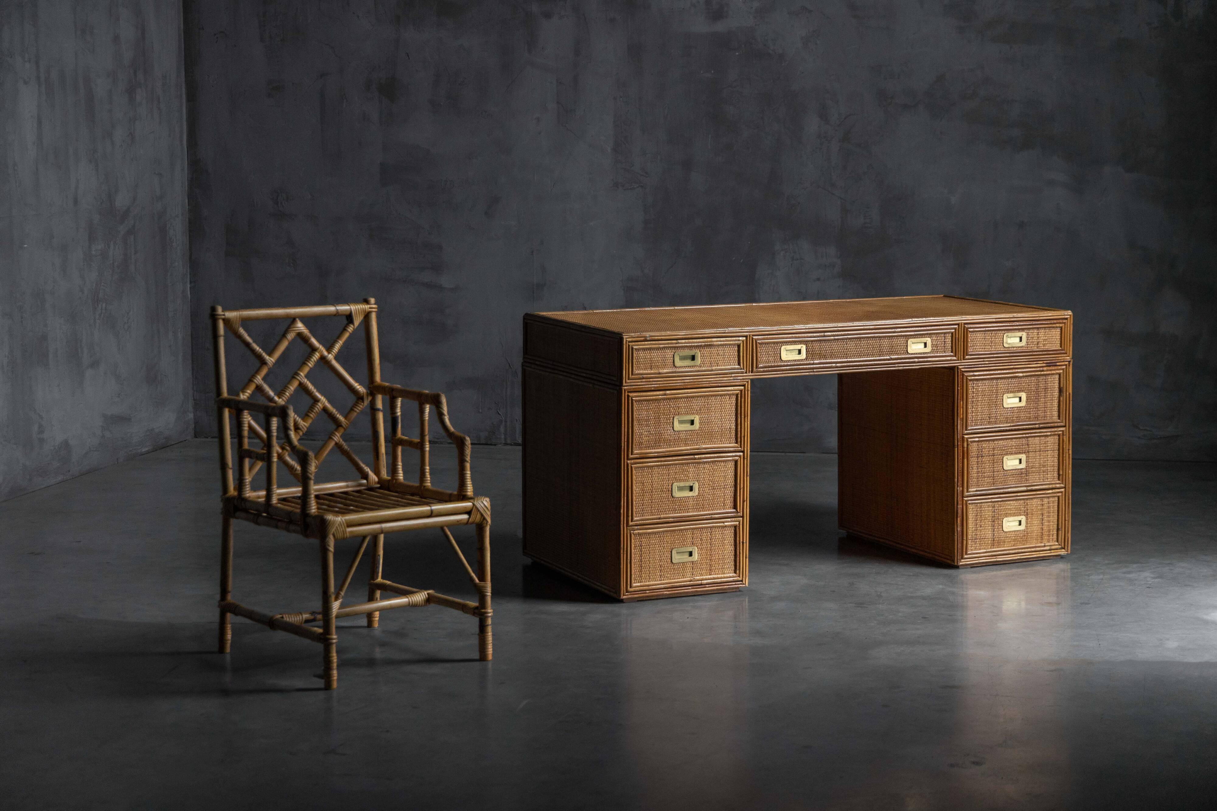 Armchair by Vivai Del Sud, Italy, 1970s