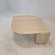 Italian travertine coffee table, 1980's