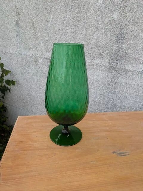 Green vase