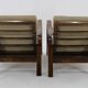 1930s Pair of Art Deco Armchairs in Walnut Finish, Czechoslovakia