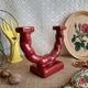 Bougeoirs double Longchamp - vintage