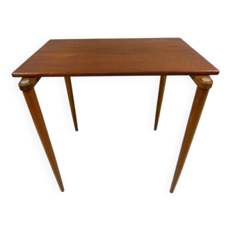 Set of 3 teak nesting tables - by Opal, German design (1950s)