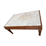 Marble coffee table