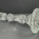 Molded glass candle holder trendy 22.5 cm
