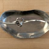 ​Basket  ​in Pewter ​Signed ​Jean Goardère - Arts and crafts