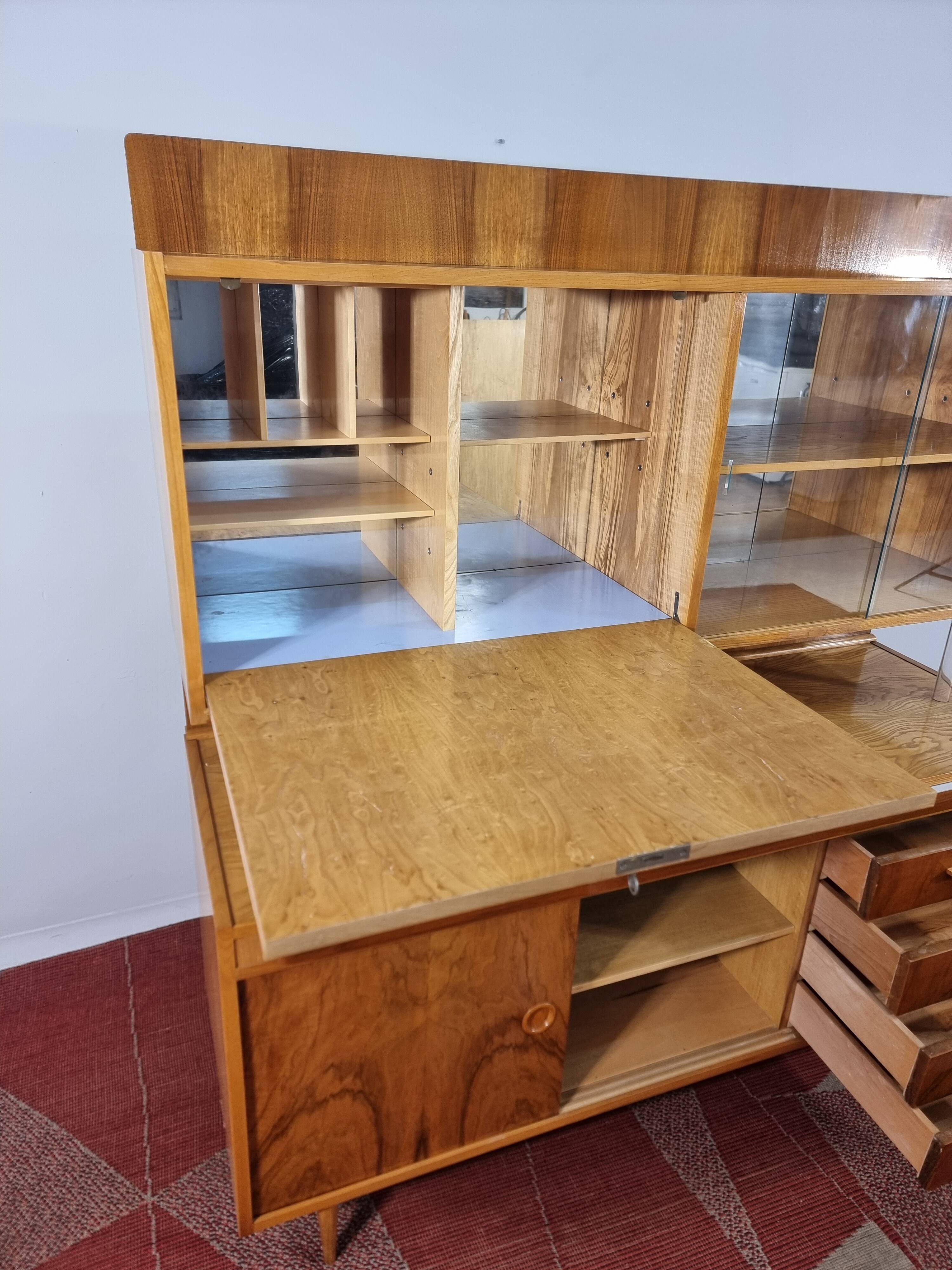 Vintage sideboard and desk, 1970s