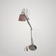 Philippe Starck Archimoon K lamp for Flos 1998 with red collar.