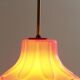 Glass and Brass Pendant by Napako , 1970s