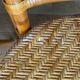 Suite de 4 chaises rotin 1970bois cintre belle patine