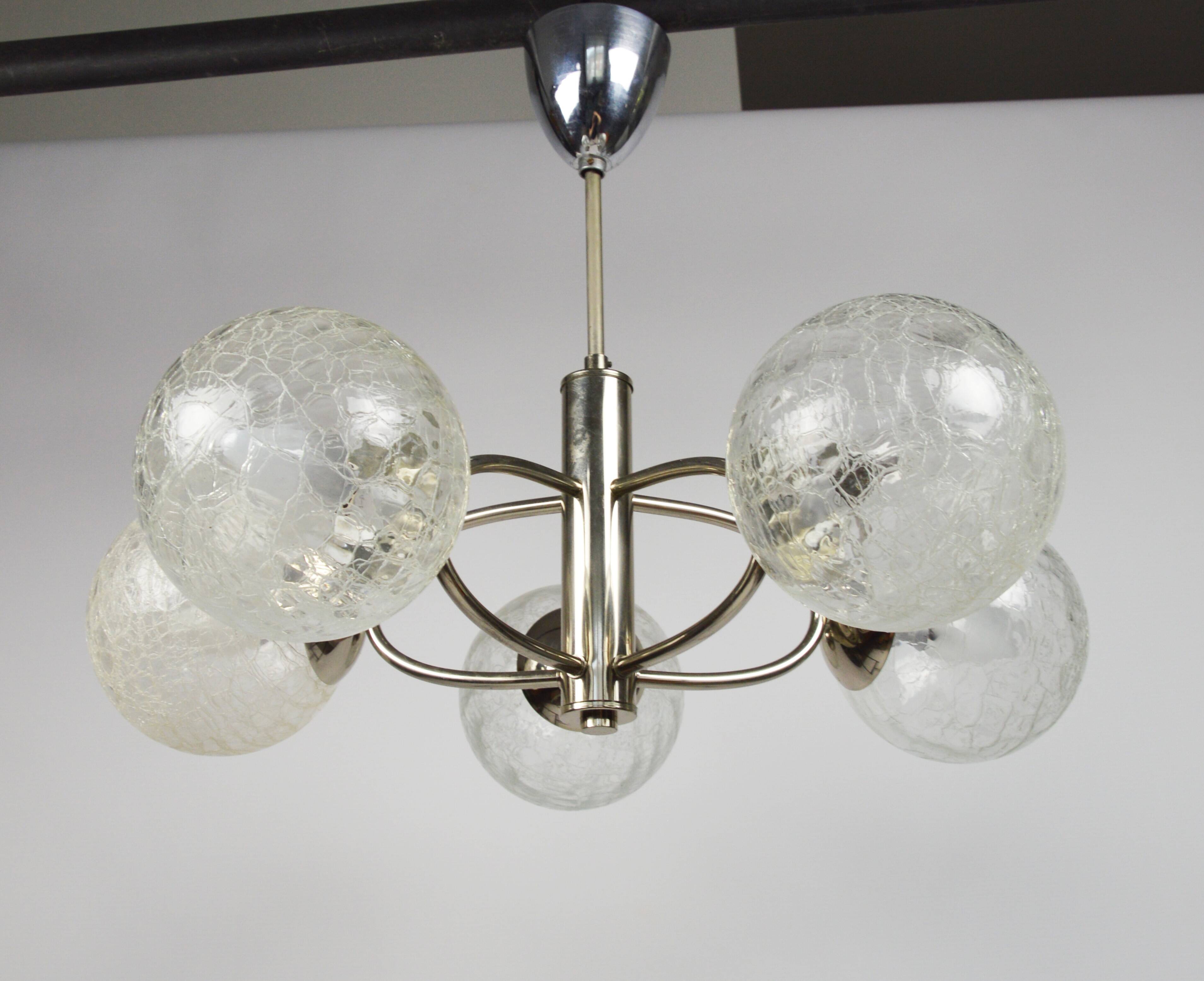 Sputnik style pendant lamp, 1970s