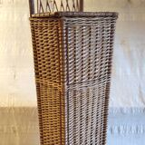 Wicker bread bin - mid-20th century