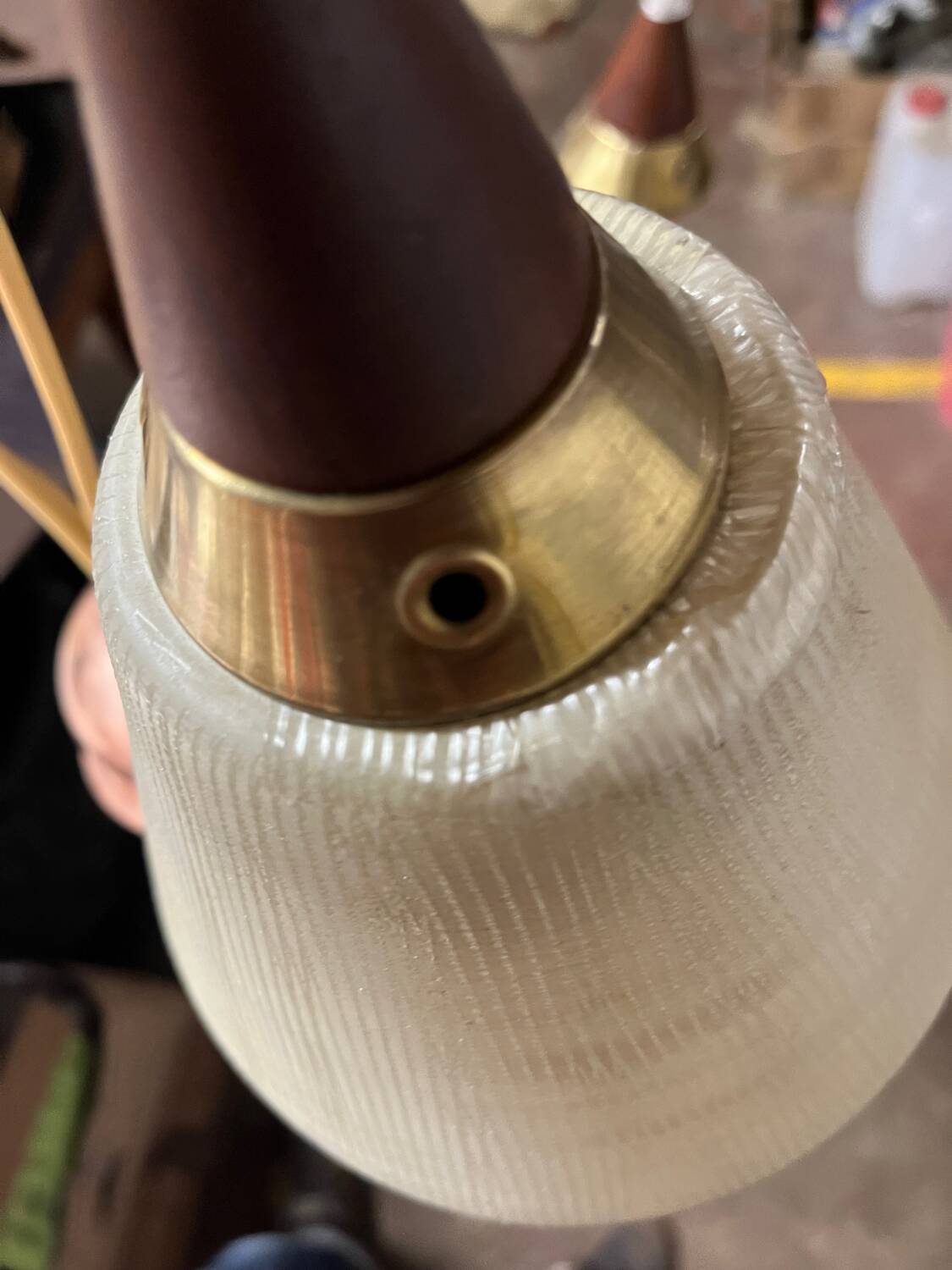 Vintage Scandinavian suspension from around 1960.