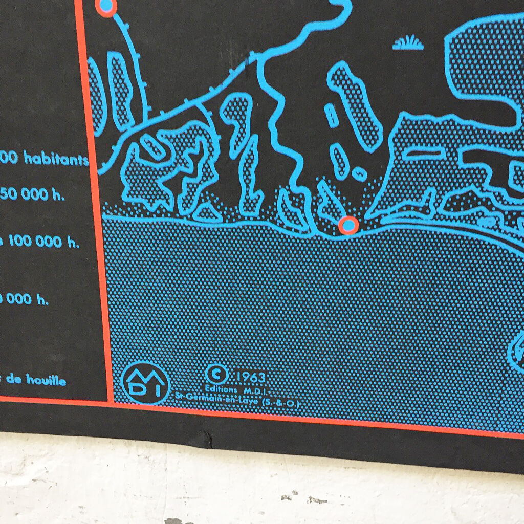 Aquitaine and Mediterranean school map