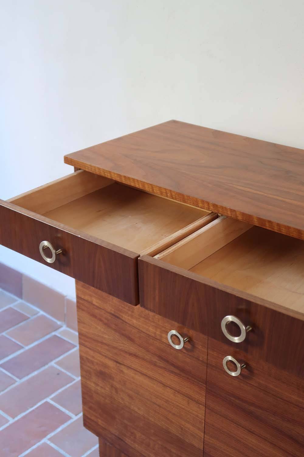 Vintage shoe cabinet