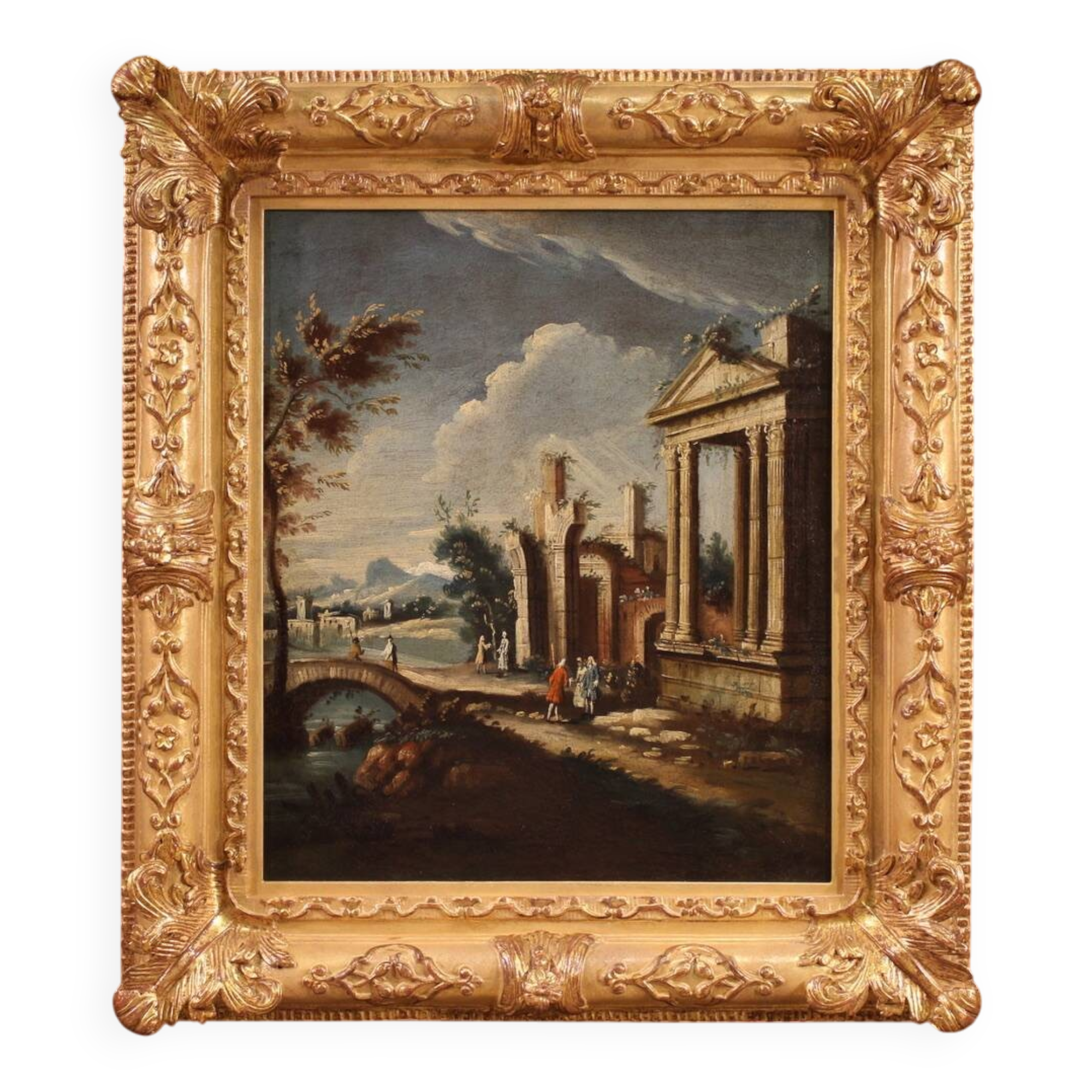 Venetian school painting of the 18th century, architectural capriccio