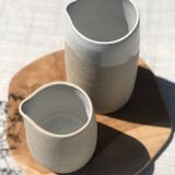 Large ceramic stoneware pitcher