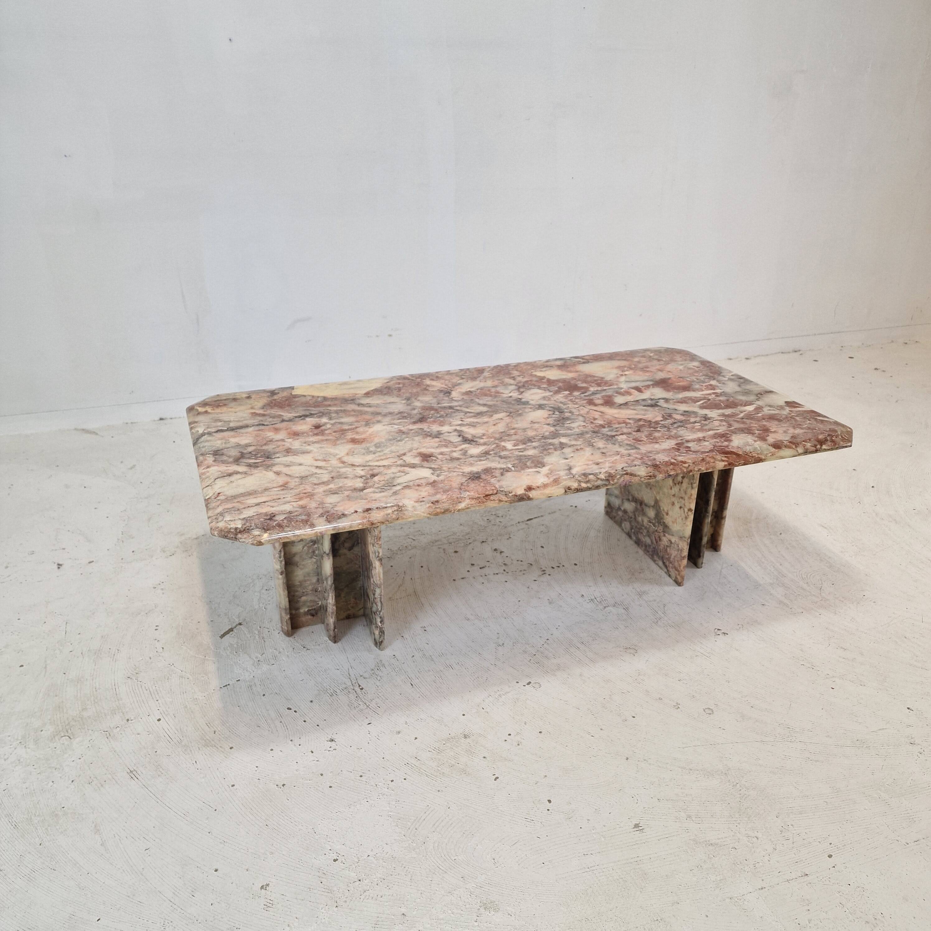 Italian Marble Coffee Table, 1980s