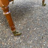 Regency style side table on casters