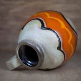 Vase céramique boule West Germany 484-21, vase avec anse, collection, décoration intérieur