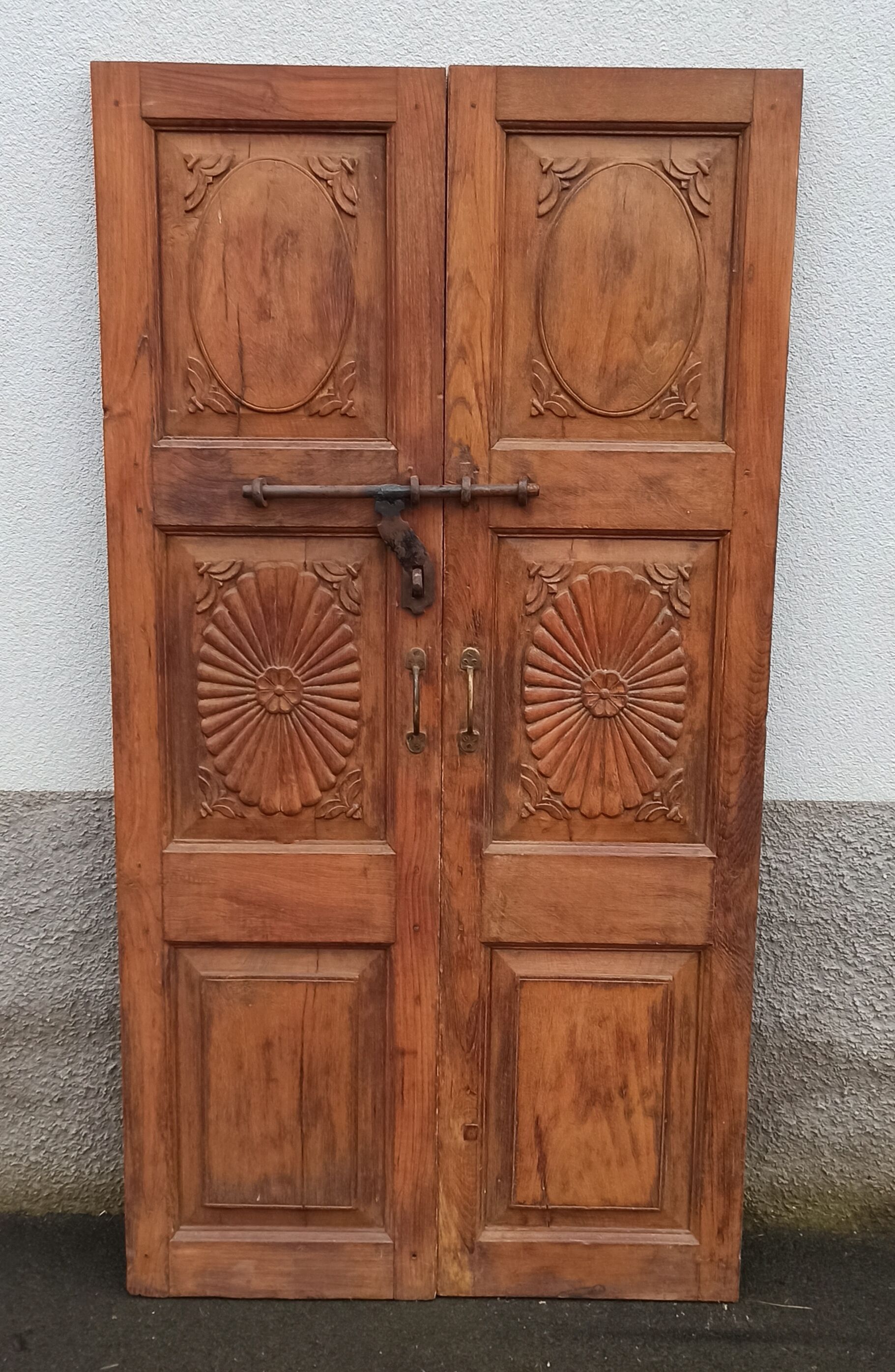 Old wooden door