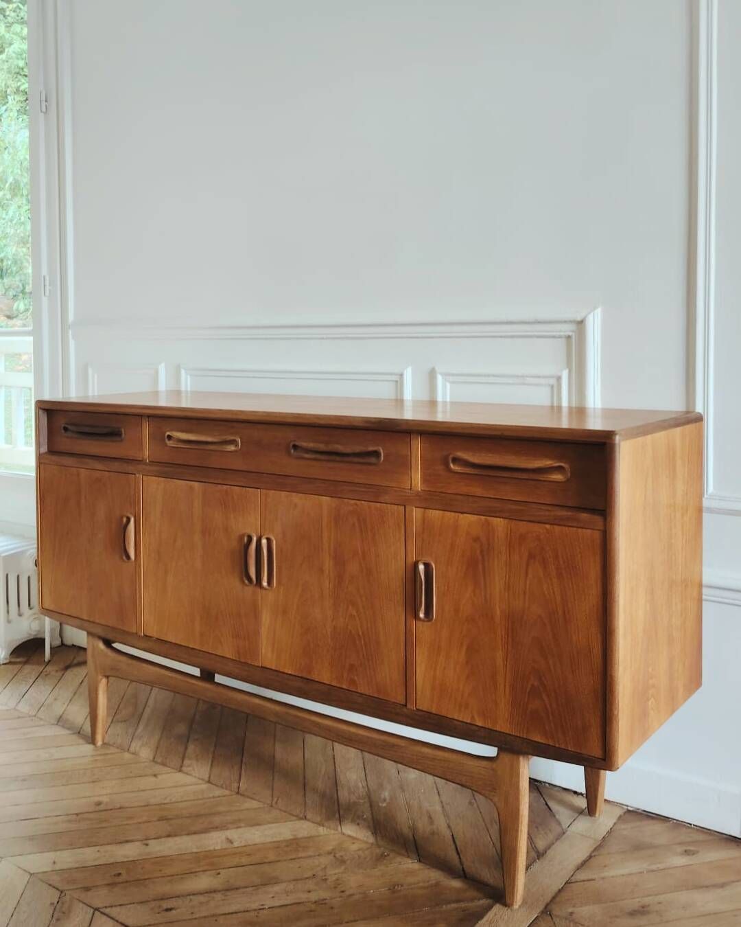 Renovated G Plan Fresco enfilade, Scandinavian style, 1960s vintage.