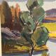 Original Swedish Oil on Panel - "Natural Landscape" by Frans Rase (1913-1994) - Signed - Vintage & Framed - 56 × 48 cm (22" × 18.9")