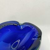 Empty poche glass sommerso de Murano Bleu