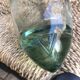 Vase amphore avec support fer forgé